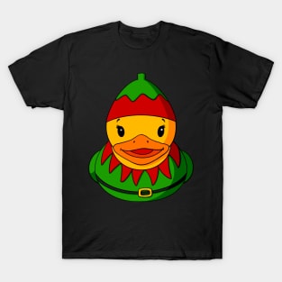 Christmas Elf Rubber Duck T-Shirt